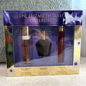 NEW Elizabeth Taylor White Diamonds Passion Rouge Eau De Toilet‎ Perfume 3 Set